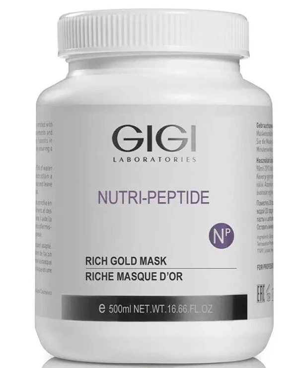 Gigi cosmetics - Золотая маска (пластифицирующая) GIGI Nutri-Peptide Rich Gold Mask 500 мл
