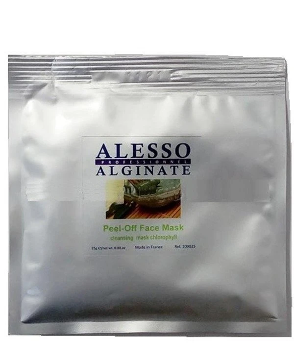 Alesso Alginate - Альгинатная очищающая маска с хлорофиллом Peel-Off Face Mask with Chlorophyll 25 г