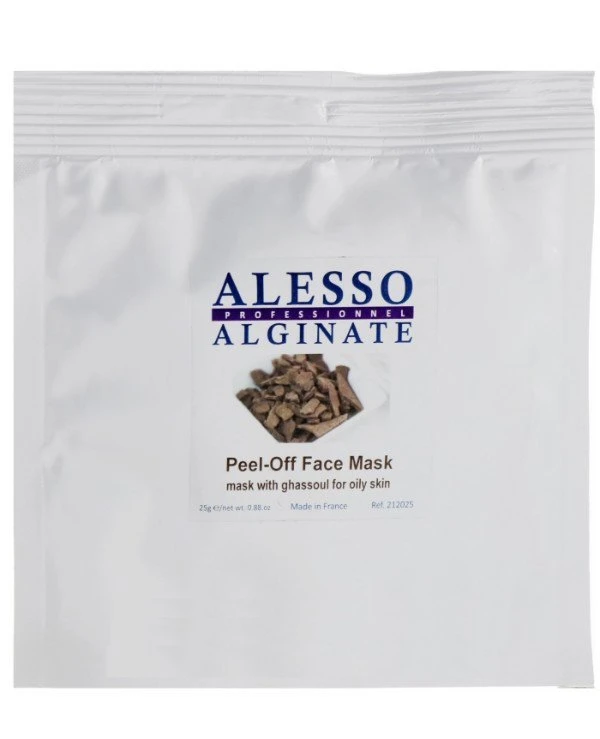 Alesso Alginate - Alginate cleansing mask with clay Peel-Off Face Mask with Ghassoul 25 g