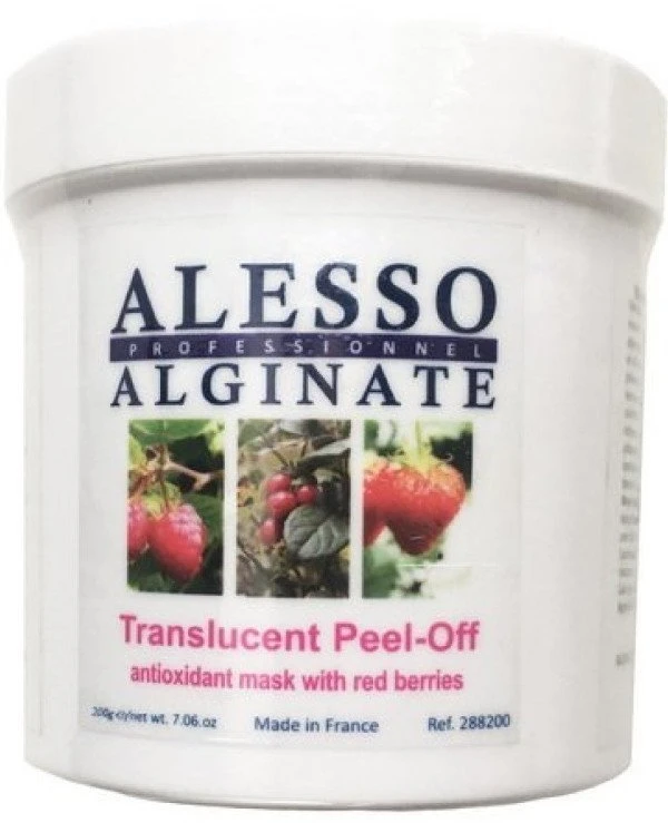 Alesso Alginate Маска-пленка антиоксидантная с красными ягодами | Alesso Translucent Peel-Off Antioxidant Mask with Red Berries цена, фото, купить