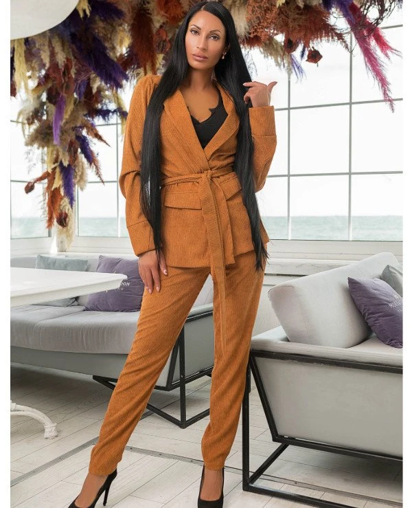 Kristina Great (van gils) Trouser suit female classical 887 Velveteen | 887-2