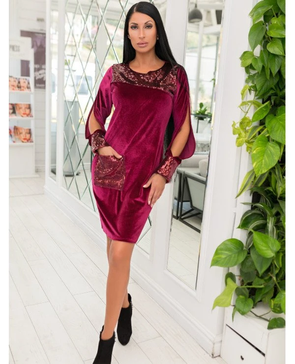 Kristina Great (van gils) Платье женское 909 Бархат | 909-5