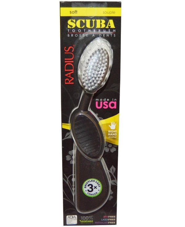 Radius - Зубная щета для правши Scuba Toothbrush 
