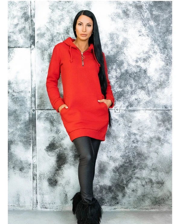 Kristina Great (van gils) Stylish tunic 938 44-46 Red | 938-1