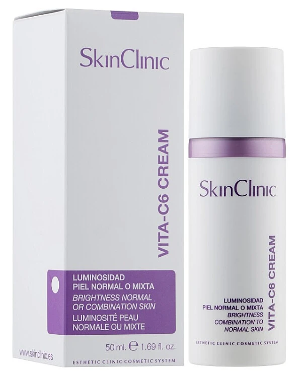 SkinClinic Крем с витамином C 6% | Крем для лица с витамином С 6%