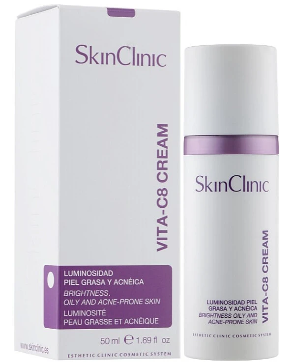 SkinClinic Крем с витамином C 8% | Крем для лица с витамином С 8%