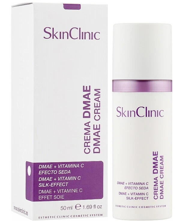 SkinClinic Крем «Шелковый эффект» с Дмаэ | Крем для лица Шелковый эффект с ДМАЭ