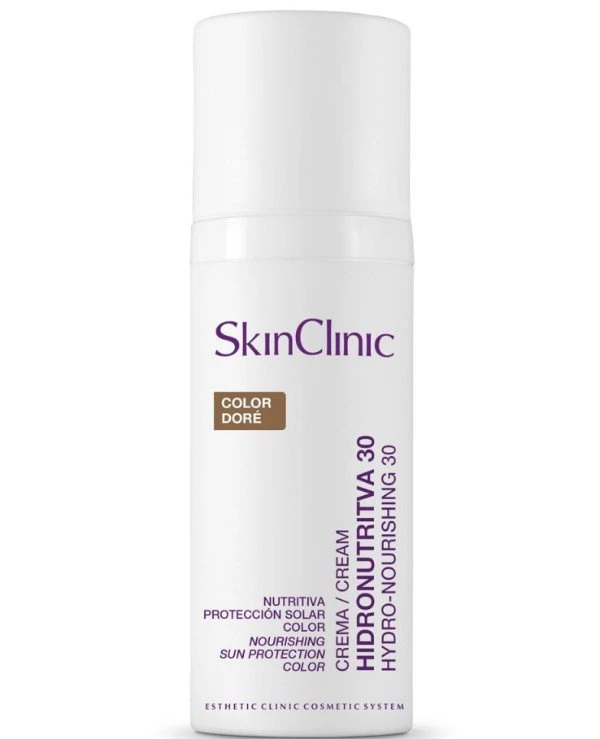 SkinClinic - Крем гидро-питательный с тонирующим эффектом 30 Hydro-Nourishing Cream SPF 30 Color Dore Темно-бежевый, 50 мл
