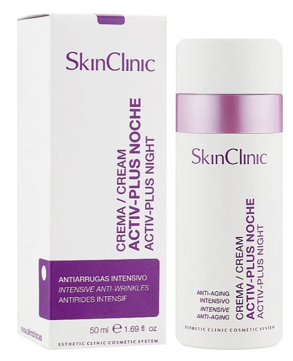 SkinClinic Cream night "Active Plus" | Active Plus Night Rejuvenating Face Cream