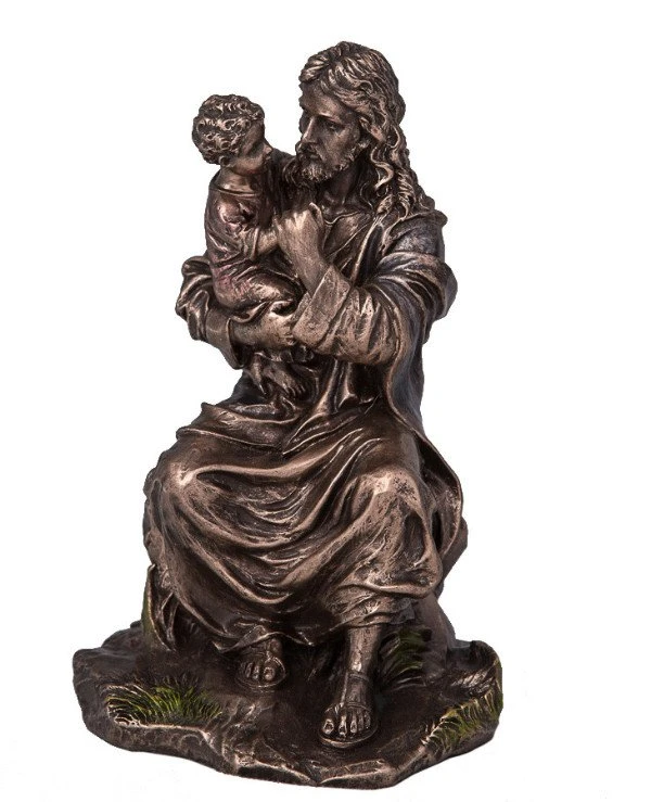 Veronese - Статуэтка "Иисус с ребенком" (16 см) 75879A4  Бронзовый