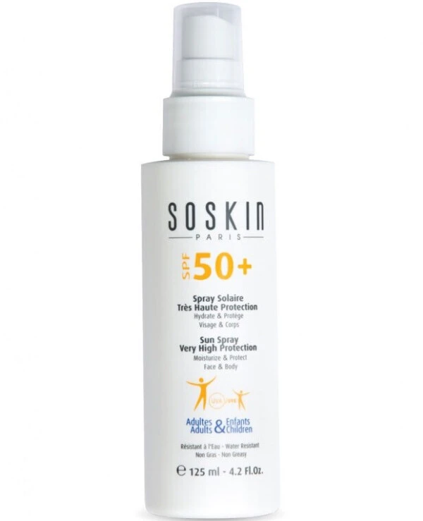 Soskin Солнцезащитный спрей высокой степени защиты SPF 50+ | Soskin Sun Spray Very High Protection SPF 50+ цена, фото, купить