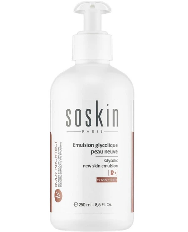 Soskin - Гликолевая эмульсия для тела «Новая кожа» Glycolic New Skin Emulsion Body 250 мл