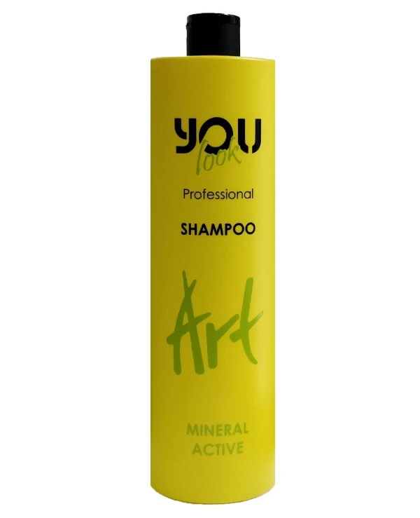 You Look - Шампунь для сухих, ломких и ослабленных волос с минералами Art Mineral Active Shampoo 1000 мл