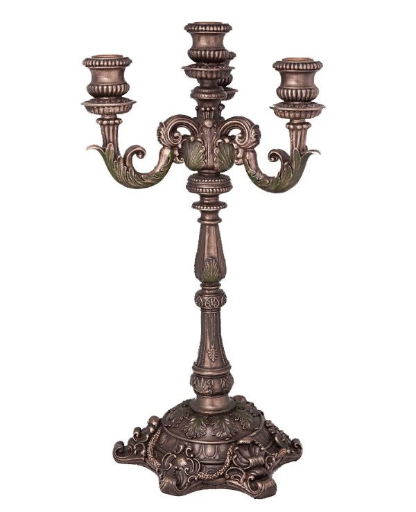 Veronese - Candlestick "Fancy Flower" (42 cm)  Bronze