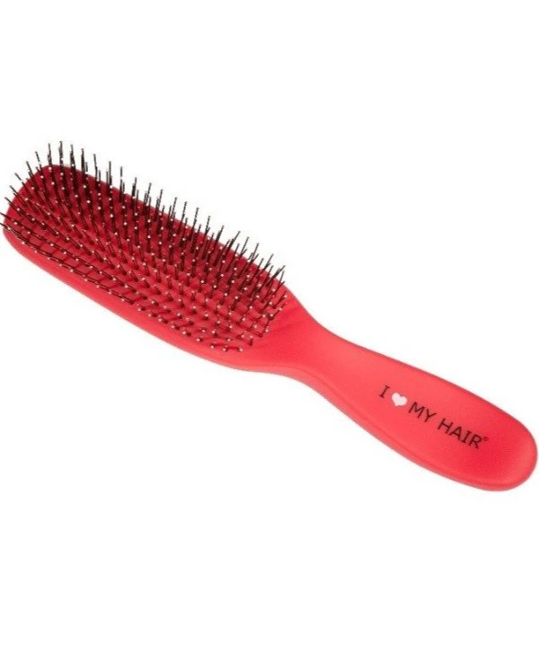 I love my hair - Парикмахерска Щетка для волос глянцевая, средняя 21 см Spider hair brush - Red medium Красный