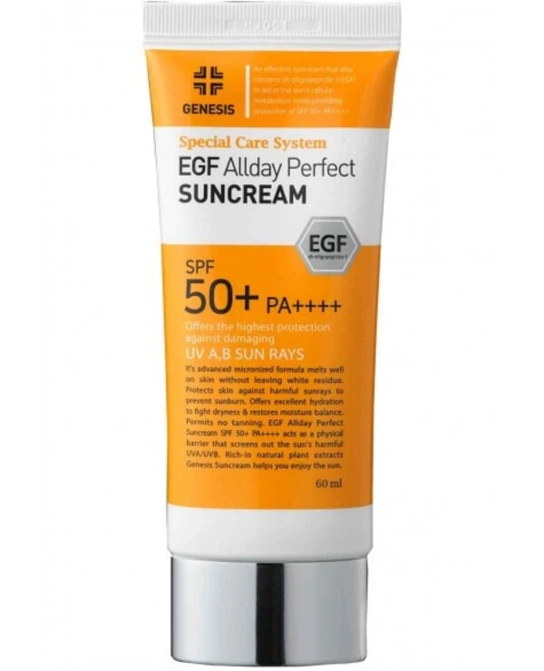 Genesis - Солнцезащитный Крем EGF Allday Perfect Suncream SPF 50+ PA++++ 60 мл
