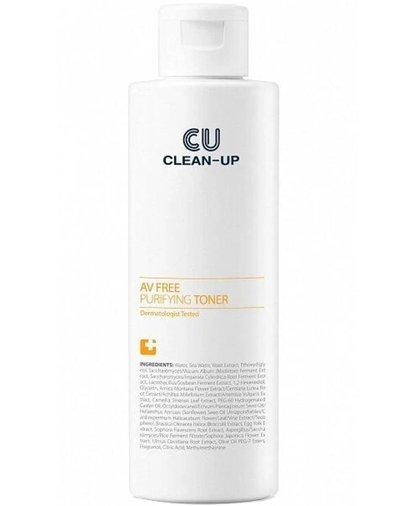 CU Skin - Тонер для проблемной кожи Clean Up Av Free Purifying Toner 180 мл