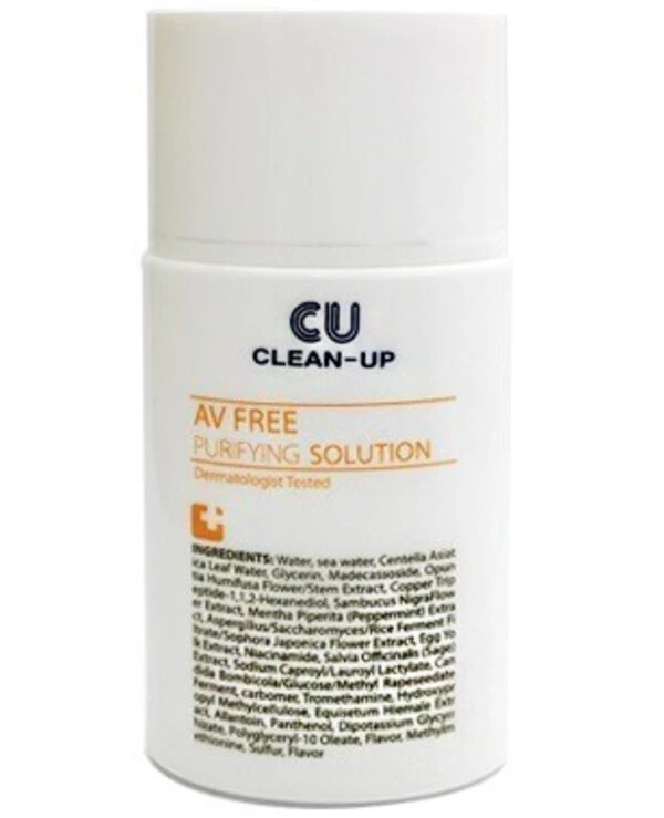 CU Skin - Флюид-эссенция для проблемной кожи Clean-Up AV Free Purifying Solution 35 мл