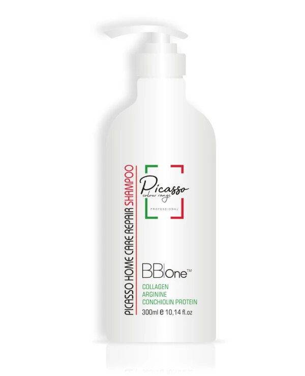 BBOne - Шампунь для окрашенных волос, с коллагеном Picasso Home Care Repair Shampoo 300 мл