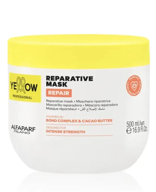 Yellow Repairing mask for severely damaged hair | Restorative mask Yellow Repair Mask 500 ml