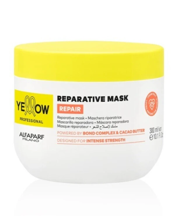 Yellow - Восстанавливающая маска для сильно поврежденных волос Bond Complex & Cacao Butter Reparative Mask 300 мл