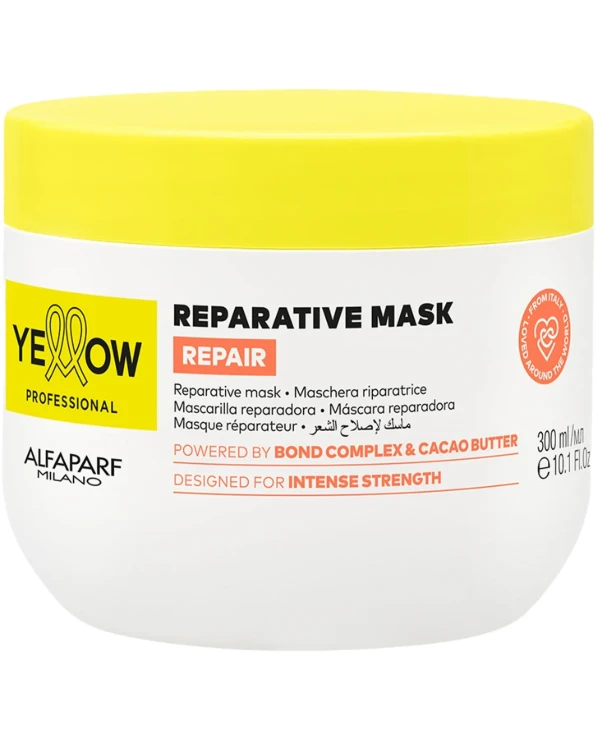 Yellow - Восстанавливающая маска для сильно поврежденных волос Bond Complex & Cacao Butter Reparative Mask 300 мл