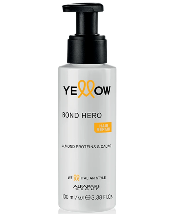 Yellow Концентрированный бустер-флюид для восстановления волос | Yellow Repair Almond Proteins & Cacao Bond Hero - Концентрированный бустер для восстановления волос