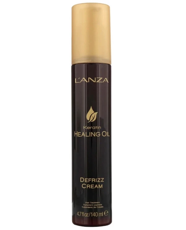 L'anza Lanza - Разглаживающий крем для волос с кератиновым эликсиром Keratin Healing Oil Cream Defrizz 140 мл