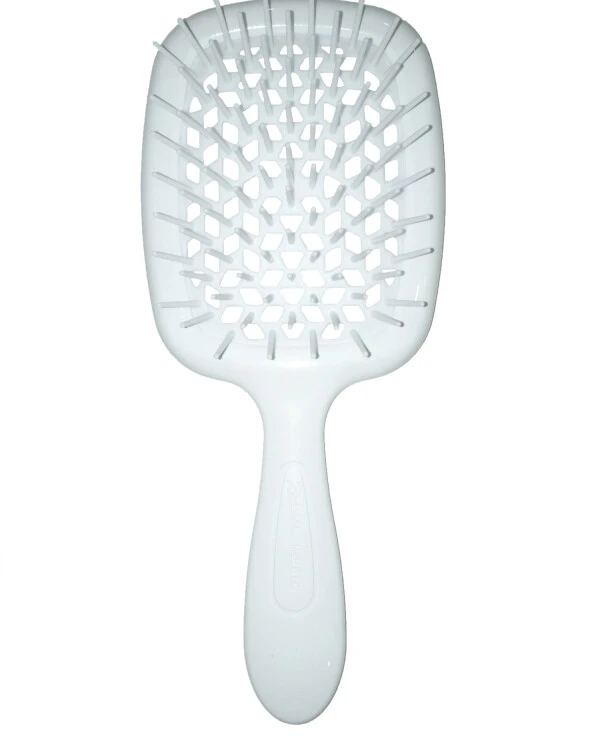 Janeke Щетка Расческа Superbrush 1830 With Soft Moulded Tips | белая щетка Janeke