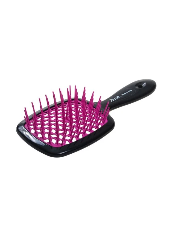 Janeke - Расческа Superbrush With Soft Moulded Tips  Черный