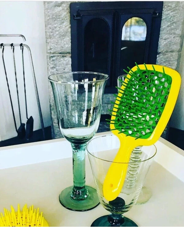 Janeke - Расческа Superbrush With Soft Moulded Tips  Желтый