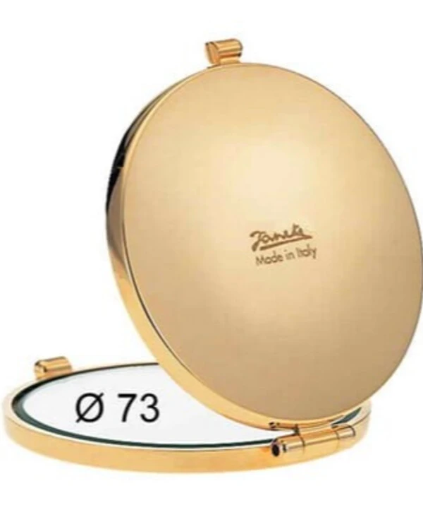 Janeke - Handbag mirror (x6 magnification)  Gold