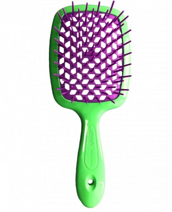 Janeke - Расческа Superbrush With Soft Moulded Tips  Light green