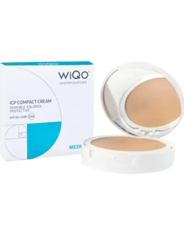 Wiqo Lightweight tinted cream powder | WiQo ICP Cream Invisible Colored Protective MEDIUM