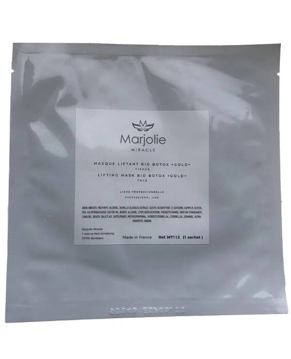 Marjolie - Маска биоцеллюлозная лифтингового действия Lifting Mask Bio Botox Gold 