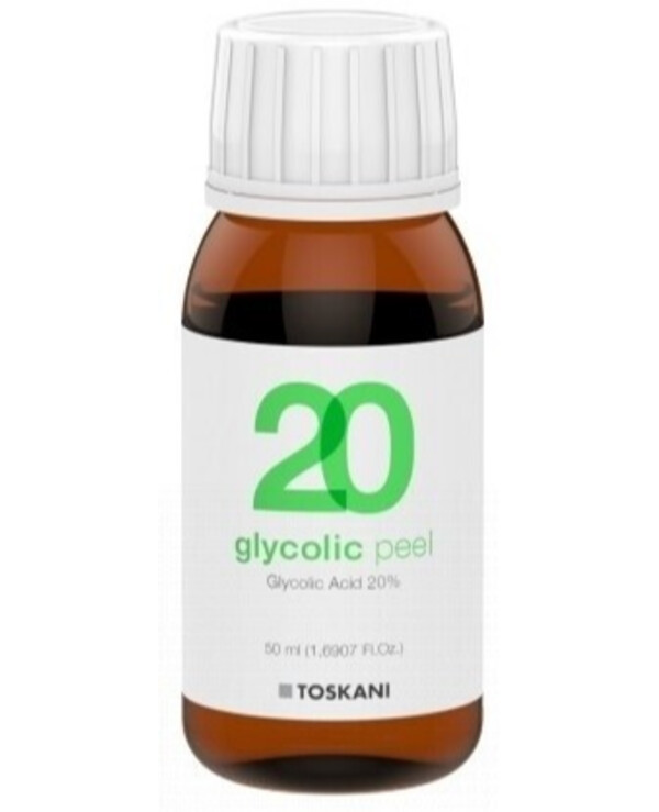 Toskani Cosmetics - Glycol peeling Glycolic Peel 20% 50ml, 20%