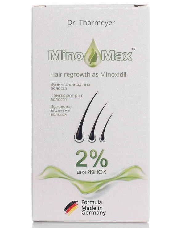 MinoMax - Лосьон 2% для восстановление и роста волос у женщин Hair regrowth as Minoxidil 60 мл