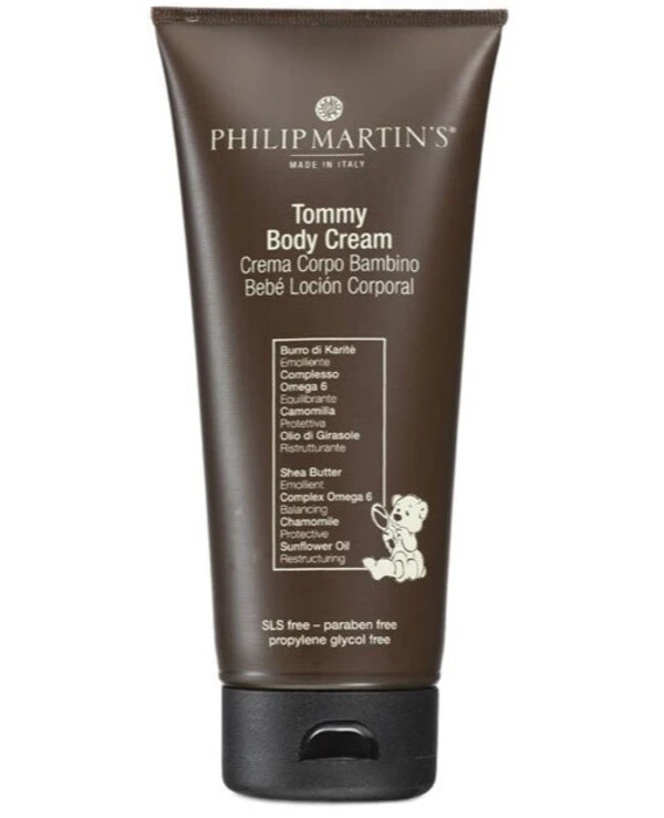 Philip Martin's - Детский увлажняющий крем для тела с ароматом ванили Tommy Body Cream 200 мл