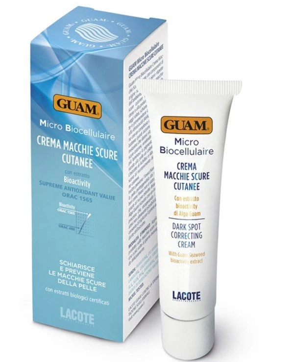 Guam - Микробиоклеточный отбеливающий крем для лица Crema Macchie Scure Cutanee 30 мл