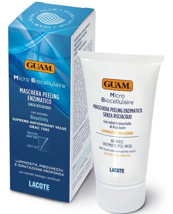 Guam - Микробиоклеточная очищающая энзимная маска-пилинг для лица Maschera Peeling Enzimatico 75 мл