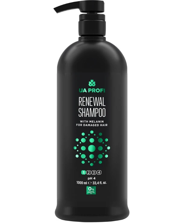 UA Profi Шампунь Восстановление с меланином, pH 4 | Renewal Shampoo фото, цена, купить