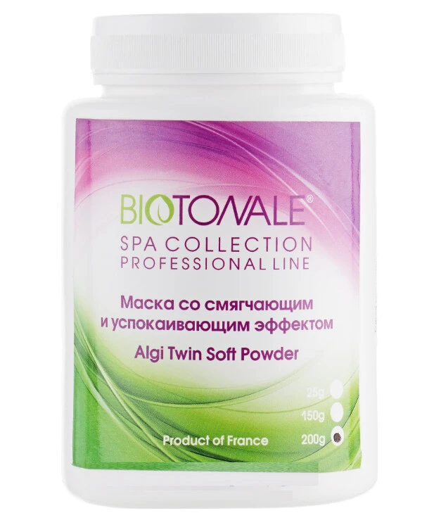 Biotonale - Mask with a soothing and calming effect Algi Twin Soft Powder 200 g
