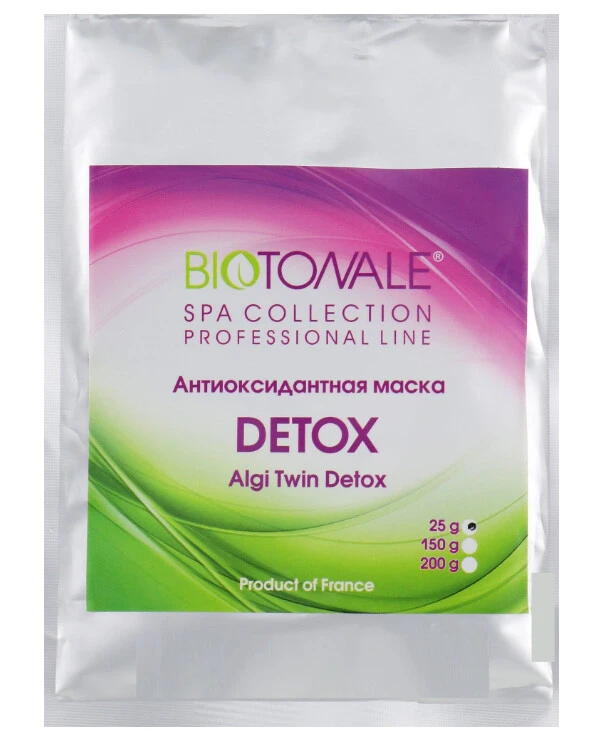 Biotonale - Antioxidant mask Algi Twin Detox Mask 25 g