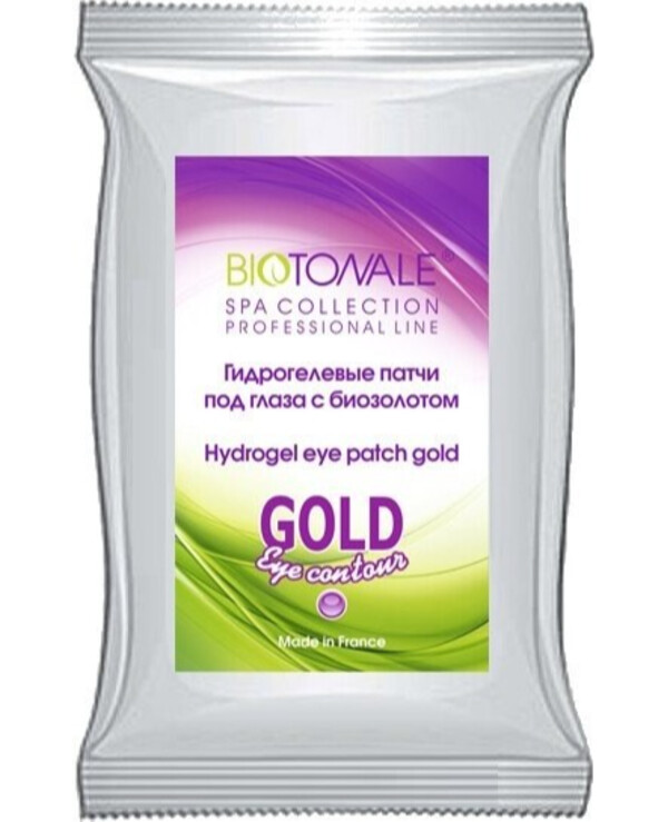 Biotonale - Hydrogel patches under the eyes with gold Hydrogel Eye Patch Gold 1 pcs