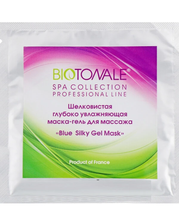 Biotonale - Маска-гель шелковистая глубоко увлажняющая для массажа Blue Silky Gel Mask 20 г