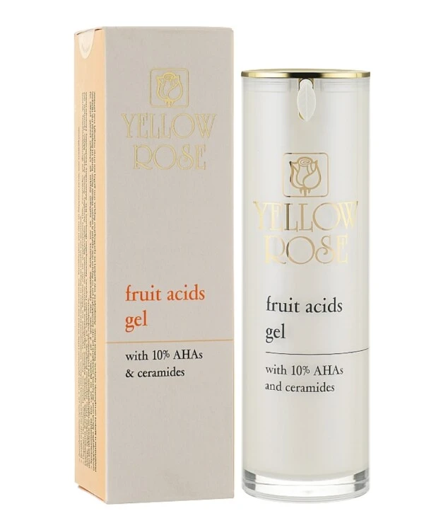 Yellow Rose Gel peeling with ANA acids 10%, pH-3.6 | Gel with fruit acids