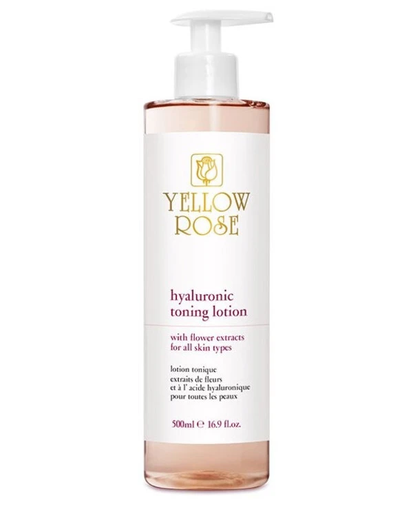 Yellow Rose Тонізуючий лосьйон з гіалуроновою кислотою і квітковими екстрактами | Тонізуючий лосьйон з гіалуроновою кислотою і квітковими екстрактами