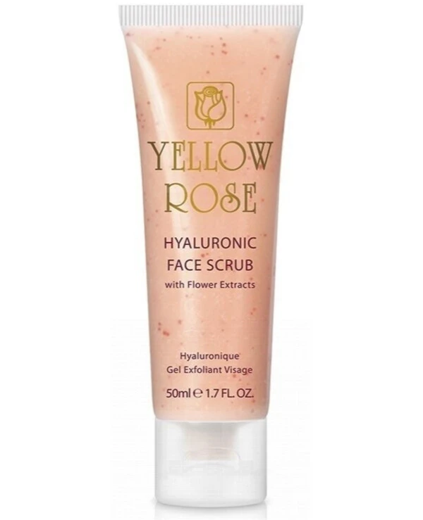 Yellow Rose - Скраб для лица с гиалуроновой кислотой Hyaluronic Face Scrub 50 мл
