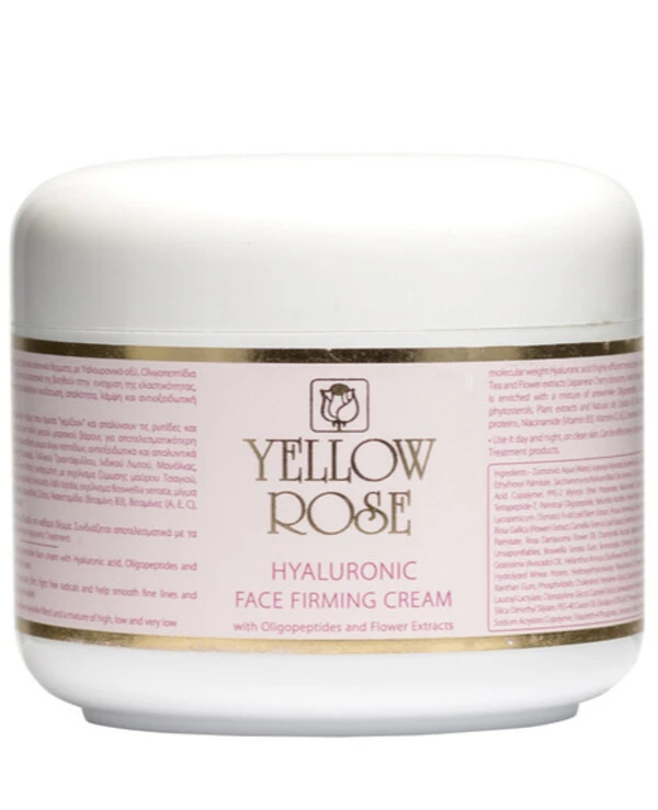 Yellow Rose - Лифтинговый крем с гиалуроновой кислотой Hyaluronic Face Firming Cream 250 мл