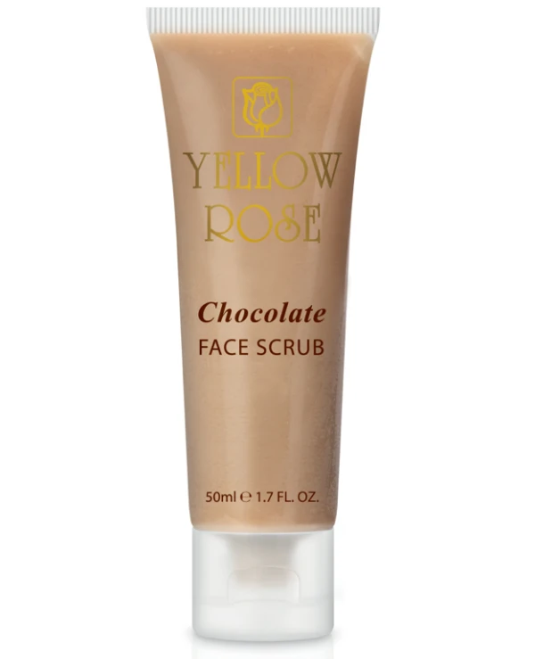 Yellow Rose - Энергетический шоколадный скраб с экстрактом какао Chocolate Face Scrub 50 мл